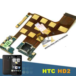 HTC HD2 OEM FLEX CABLE RIBBON+SIDE BUTTON MEMBRANE PCB  