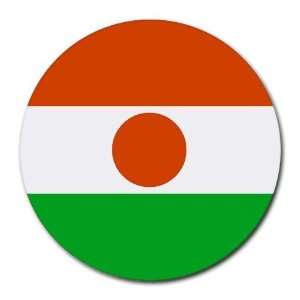  Niger Flag Round Mouse Pad: Office Products