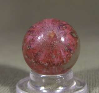 This is a great looking old handmade German Onionskin Marble with a 