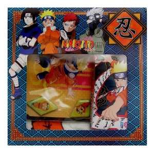  Set Of 3 Ninja Naruto Hand Towel Playing Cards Pins 