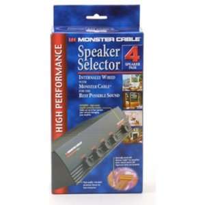  MONSTER CABLE 137568 4 WAY SPEAKER SELECTOR: Camera 