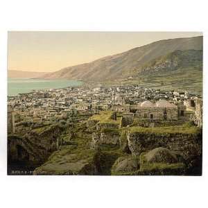   Reprint of View from the fortress, Tiberias, Holy Land, i.e., Israel