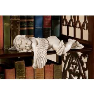  13w Decorative Cherub Baby Angel Desktop Statue Sculpture 