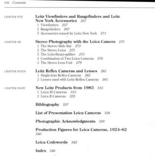 Leica history all models/accessories rare cameras lens  