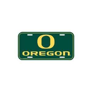  NCAA Oregon Ducks Plastic License Plate: Automotive