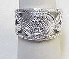 Stunning John Hardy Batu Kawung Silver/Diamond Ring