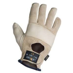  Decade 49802 Leather Anti Vibration Full Finger Left Hand 