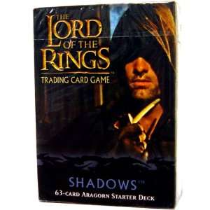   the Rings Card Game Theme Starter Deck Shadows Aragorn Toys & Games