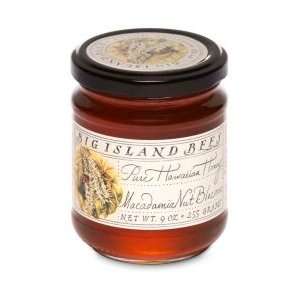 Big Island Bees Macadamia Nut Honey:  Grocery & Gourmet 