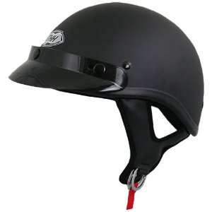  THH T 70 Flat Black X Large Half Helmet: Automotive