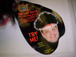 Horror Hat Bolt in Head Bleeding Costume Party NWT  