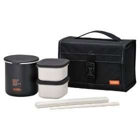 JAPAN THERMOS Lunch Box Set Lunch thermos DBP 362 BK  