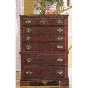  Storage Chest with Wooden Skirt Cherry Finish: Home 