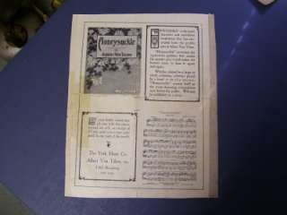 Sheet Music 1908 Original Take Me Out To The Ball Game  