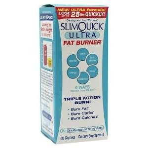  Slimquick Ultra Fat Burner Cap Size 60 Health & Personal 