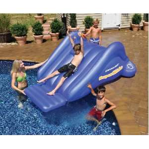  Swimline Super Slide Inflatable Pool Toy: Patio, Lawn 