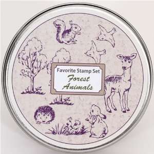 cute forest animals stamp set from Japan Toys & Games