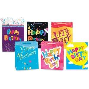  Large   Birthday Gift Bags Case Pack 72