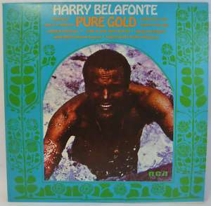 Harry Belafonte   Pure Gold LP Calypso Israeli Press  