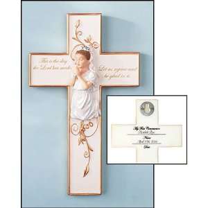 Inches Wide X 6.5 Inches High, Catholic First Holy Communion Praying 