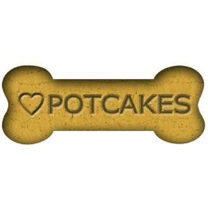   by 2 1/4 Inch Car Magnet Biscuit Bones, Love Potcakes: Pet Supplies