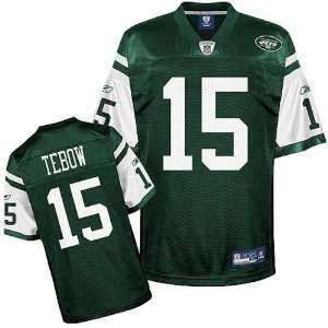  Reebok Tim Tebow New York Jets Green Authentic Jersey Size 