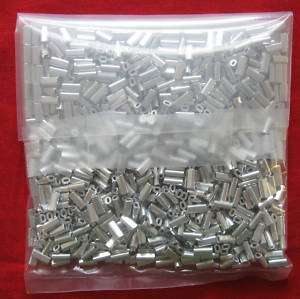 08 FISHING LEADER CRIMP SLEEVES WHOLESALE PACK OF 900  