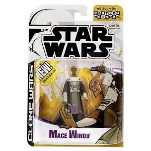  Star Wars ANIMATED FIGURE MACE WINDU: Toys & Games