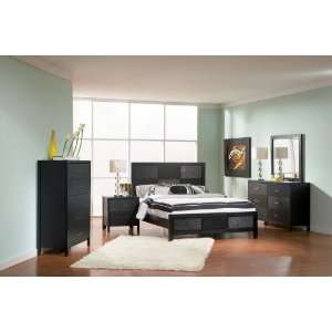   Black Bedroom Set(Queen Size Bed, Nightstand, Dresser): Home & Kitchen