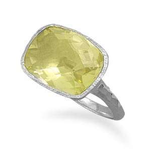  Faceted Lemon Quartz Ring (6) Jewelry