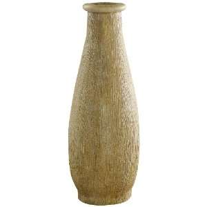   Polivaz DV WW LBOT M BGE Whitewash Floor Vase, Medium: Home & Kitchen