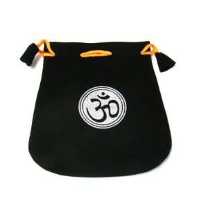  Om Velvet Black Bag 5x5 