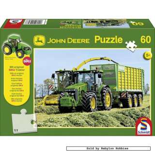 NEW Schmidt jigsaw puzzle 60 pcs: John Deere   Tractor 8345R and field 