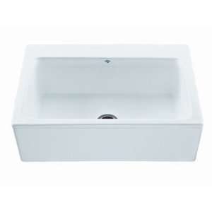  McCoy Single Bowl Kitchen Sink with Embossed Front Panel 
