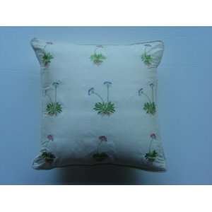  Embroidery Silk Decorative Accent Pillow 18x18