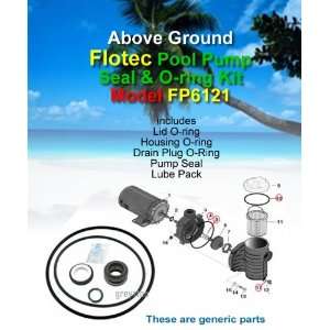  Above Ground FLOTEC FP6121 Pool Pump Seal & O ring Kit 