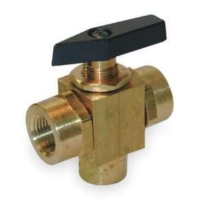 Panel Mount Brass Ball Valves Ball Valve,Two Piece,1/8 In 