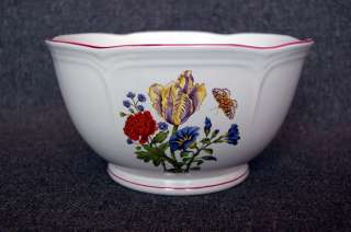 VINTAGE R.B. BERNARDA PORTUGAL BUTTERFLY MOTIF BOWL  