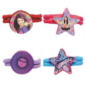    Wizards of Waverly Place Elastic Hair Bands 4ct: Toys & Games