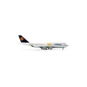   Lufthansa 747 400 50 Years Livery Diecast Airplane Model Toys & Games