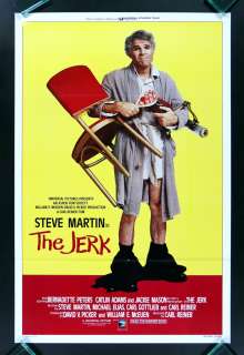 THE JERK * COMEDY STEVE MARTIN ORIGINAL MOVIE POSTER  