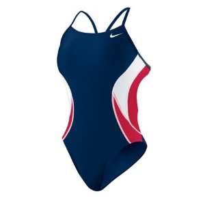  Nike Team Color Block Cut Out Tank   Competitive Swimsuit 