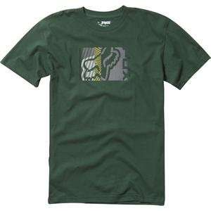  Fox Racing Blockade T Shirt   2X Large/Dark Green 