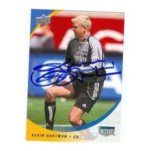  Kevin Hartman autographed Soccer trading Card (MLS Soccer 