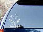 Disturbed Smiley Vinyl Decal Sticker Color HIGH QUALITY
