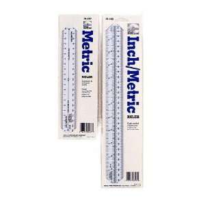  C Thru Metric Opaque Ruler 8 in.