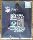 Super Bowl 45 XLV Steelers Packers Champions dangle pin large dangling