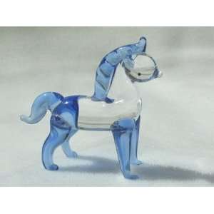  Collectibles Crystal Figurines Blue Horse 