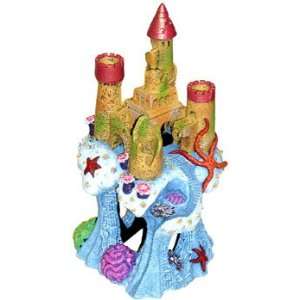  Blue Ribbon Resin Ornament Coral Castle Cavern: Pet 