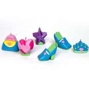  Princess Mini Cake Candles 6ct Toys & Games